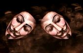 Masque de Guy Fawkes (visage peinture)