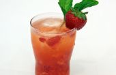 Cocktail de fraises saké