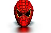 BRICOLAGE masque en papier Spiderman 3D