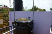 Usine de biogaz à l’aide de cuisine et les déchets alimentaires