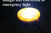 Boîte de bracelet converti à la lumière d’urgence