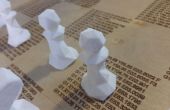Décimé 3D imprimés Chess Set imprimé sur série 1