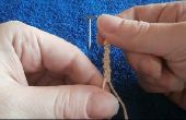 Comment attacher une chaîne de nœud demi-clef alternatif pour des bijoux de chanvre