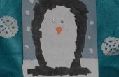 Déchiré le projet artisanat papier Penguin Collage pour les enfants