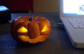 Super simple USB Powered Halloween Jack o ' Lantern