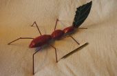 Sculptures de fourmi coupe feuille de métal, grand