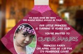 DIY invite de robe de princesse pour l’anniversaire de la princesse de votre Lil