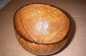 Comment recycler une noix de coco dans un bol