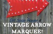 L’énergie solaire bricolage Vintage flèche Marquee ! 