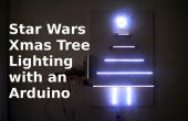 Sapin de Noël de mur Arduino-Powered w / Star Wars Theme LED Lights