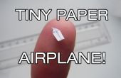 Avion de papier minuscules ! 