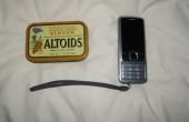 Chargeur de téléphone solaire fabriqués à partir de vieilles pièces et un... ALTOIDS TIN... quoi d’autre?? 