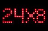 Faire un signe de LED géant ! (matrice de 24 x 8) 