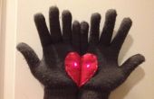 LED « Poignée de cœurs » gants