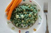 Tasty & facile à faire « Le riz vert » avec la spiruline