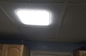 Drop meubles plafond LED lumière panneaux