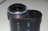 Protecteur de lentille bricolage cam Sony action pour as30/as20/as15