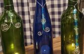 Lanternes de bouteille de vin