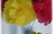 Faire des fleurs de papier bon marché et gai en 30 minutes pour célébrer Cinquo de Mayo ! 