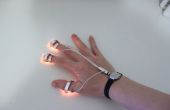 Toucher activé Finger Led (gant en option)