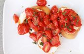 Rôti aux tomates et Ricotta Crostini