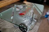 Tableau moteur VW avec lumières et verre dépoli