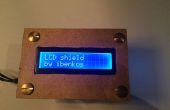 Caisse en bois bricolage pour shield Arduino LCD