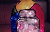 Stained Glass Bottle lampe
