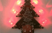 Clignotant d’automaticlly colorée LED Noël arbre