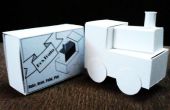 Comment assembler bricolage papier craft Train jouet