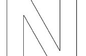 Distinguer la lettre « N » de tuyau en PVC