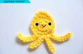 Cute Crochet Octopus appliques
