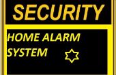 Alarme de sécurité à la maison