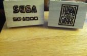 Sega SG-1000 / TurboGrafx-16 carte support bois
