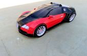 Bugatti Veyron paper-craft model