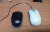 Transplantation de bouton de souris ordinateur