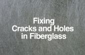 Réparation de fibre de verre