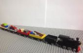 Train à vapeur avec des voitures de taille micro LEGO