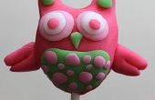 Valentine Fondant Owl Pop