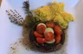 Au four aux champignons Portobello & Polenta aux herbes - Vegan & Gluten Free