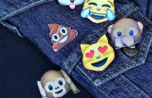 Emoji Polo Shirt et Pins bricolage