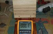 Boîte en bois pour multimètre numérique - Caixa de Madère para multimètre numérique