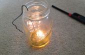 Lampe à huile Mason Jar
