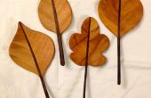 Decorative Leaves from Wood