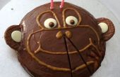 2e anniversaire gâteau de singes