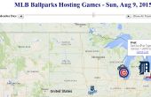 Plan de votre voyage de Baseball l’été grâce à une dynamique Web App carte