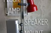 Lampadaire speaker-mount