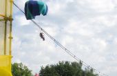 Saut en parachute de teddy appareil (parafauna)
