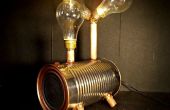 Lampe LED Steampunk à l’aide de vieilles ampoules