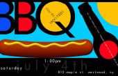 Faire une affiche d’Invitation Party BBQ coloré dans Photoshop
